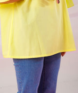 【メール便】前後2way袖タック半袖シャツ