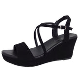 +7.5cm走れる楽ちんストラップサンダル