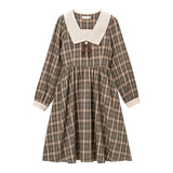 セーラー丸襟ガーリーワンピース