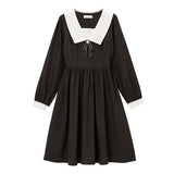 セーラー丸襟ガーリーワンピース
