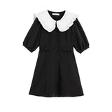 大きめセーラー襟レディワンピース