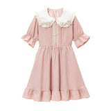 丸襟リボンワンピース