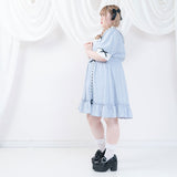 ハートはしごリボンワンピ