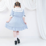 ハートはしごリボンワンピ