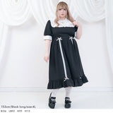 ハートはしごリボンワンピ