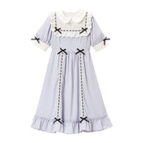 ハートはしごリボンワンピ