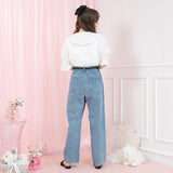 【メール便】重ねレース襟ガーリーブラウス