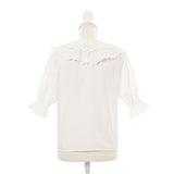 【メール便】重ねレース襟ガーリーブラウス