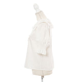 【メール便】重ねレース襟ガーリーブラウス