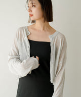 2WAYシアーニットカディガン