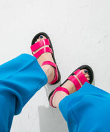 トラックソールストラップサンダル