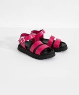 トラックソールストラップサンダル