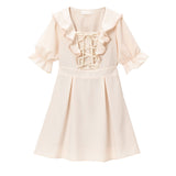 ラッフルレースアップワンピース