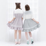 ヒロイン学園レースフリルワンピース