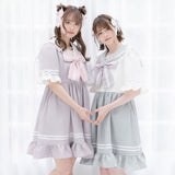 ヒロイン学園レースフリルワンピース