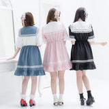 ヒロイン学園レースフリルワンピース