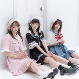 ヒロイン学園レースフリルワンピース