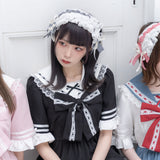 ヒロイン学園レースフリルワンピース