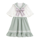 ヒロイン学園レースフリルワンピース