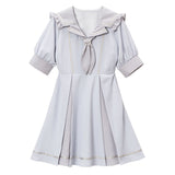 チェック襟学園ワンピース