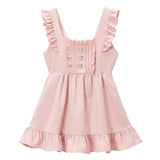 3連ビジューハートエプロンジャンスカ