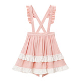 大きめリボンフリルロリータスカート