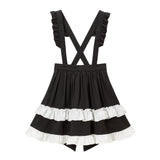 大きめリボンフリルロリータスカート