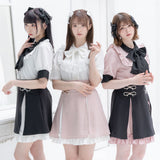 【メール便】スクエアフリルボウタイリボンブラウス