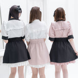 【メール便】スクエアフリルボウタイリボンブラウス