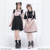 【メール便】スクエアフリルボウタイリボンブラウス