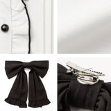 【メール便】スクエアフリルボウタイリボンブラウス