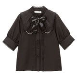 十字架セーラー襟ブラウス