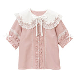 リボンレースロリータブラウス