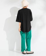 フットボールプリントロゴTシャツ