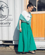 フットボールプリントロゴTシャツ