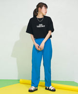 フットボールプリントロゴTシャツ