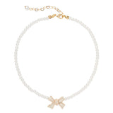 パールリボンチョーカー