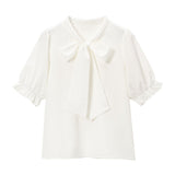 【メール便】ボウタイシンプルブラウス