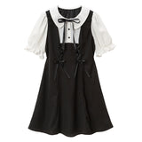 バイカラーJSKコーデワンピース