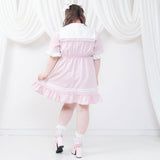 ヒロイン学園レースフリルワンピース