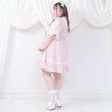 ヒロイン学園レースフリルワンピース