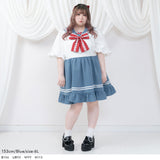 ヒロイン学園レースフリルワンピース