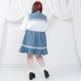 ヒロイン学園レースフリルワンピース