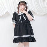 ヒロイン学園レースフリルワンピース