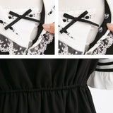 ヒロイン学園レースフリルワンピース