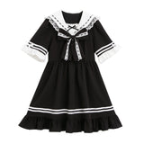 ヒロイン学園レースフリルワンピース