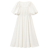 ショルダービジューレディワンピース