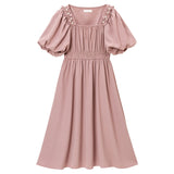 ショルダービジューレディワンピース