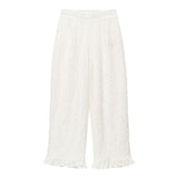 総レースガーリーロングパンツ