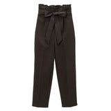 ウエストリボンタックパンツ
